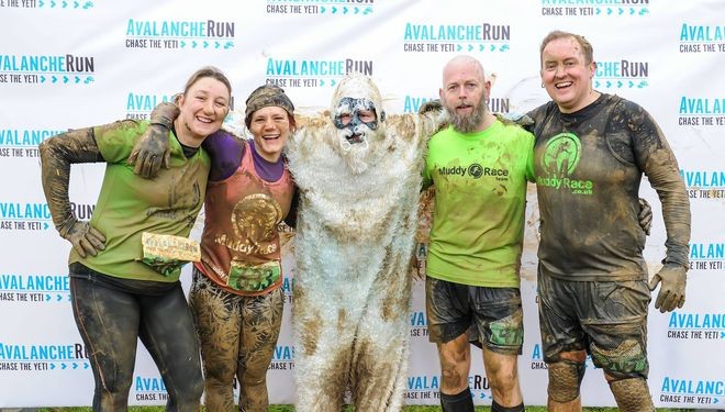 Avalanche Run – Team Muddy Race ‘Chase The Yeti’